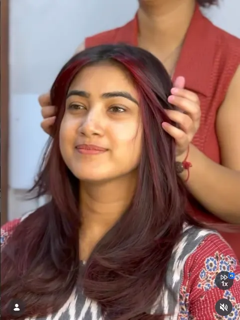 Hair colour finishing touch at Shape Shifters