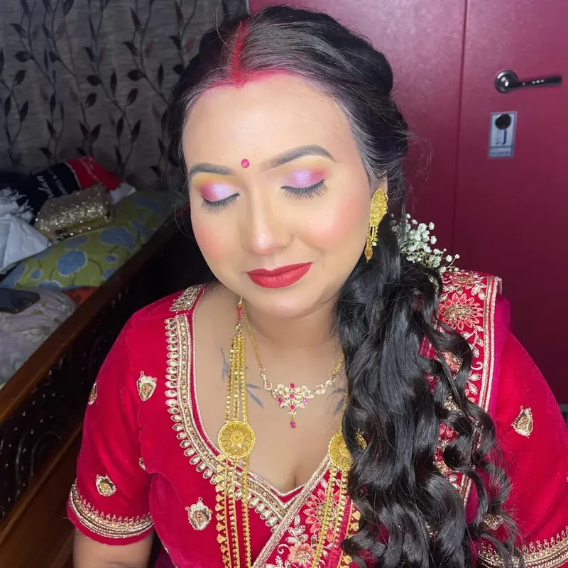 Skin & makeup finish — clean, brightened look — Shape Shifters Skin & Facial