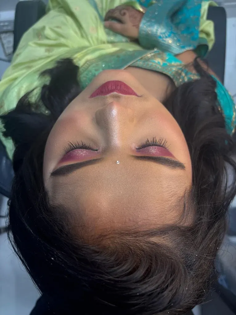 Facial/skincare styling look after a cleanup
